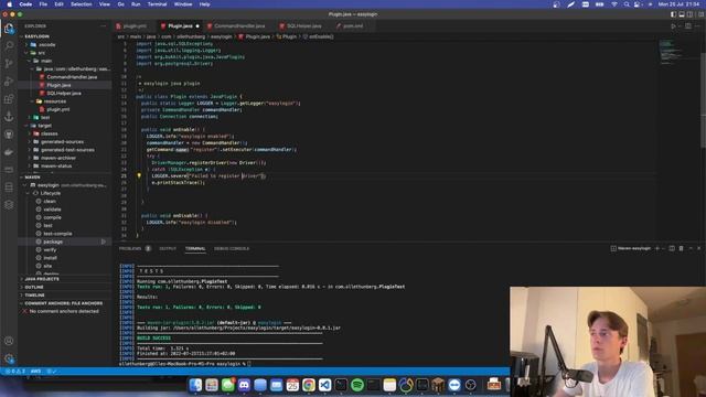 Connect your Bukkit plugin to a PostgreSQL database! (Bukkit tutorial 3) смотреть онлайн