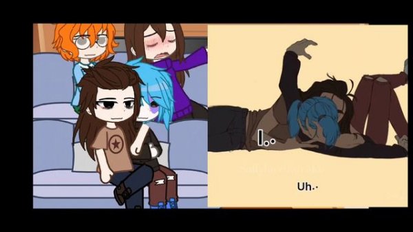 //Реакция-Салли фейс на шип Ларри и Салли\\Sally Face