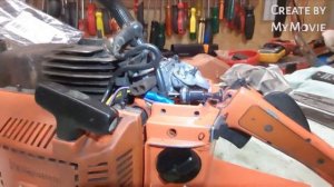 Rompetoriostos Husqvarna 444sg kunnostus.