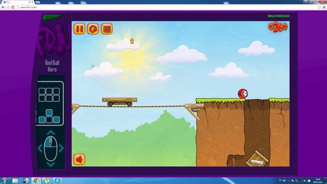 Red Ball  Hero - Game Walkthrough[1-6 Levels]