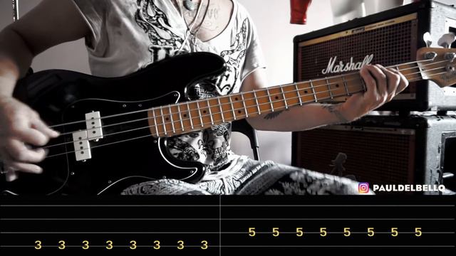 Creedence Clearwater Revival - Fortunate Son / bass cover / playalong with TAB смотреть онлайн