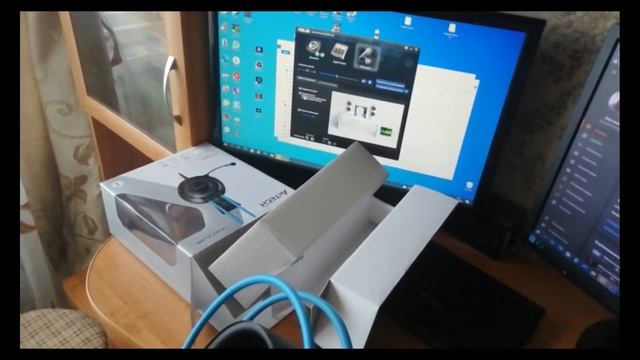 распаковка A4TECH FH200i бюджетный вариант