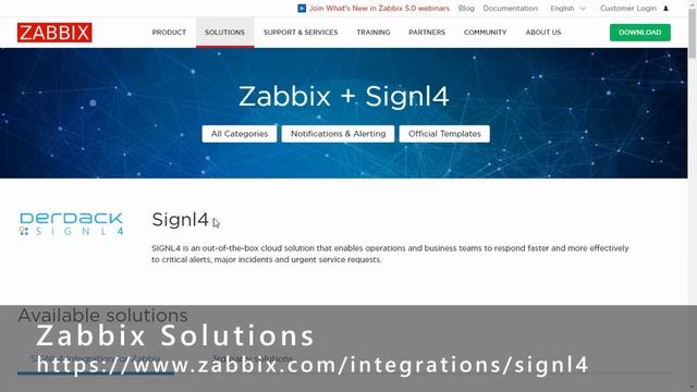 SIGNL4 Zabbix: Mobile App, alerting via push, SMS and call смотреть онлайн