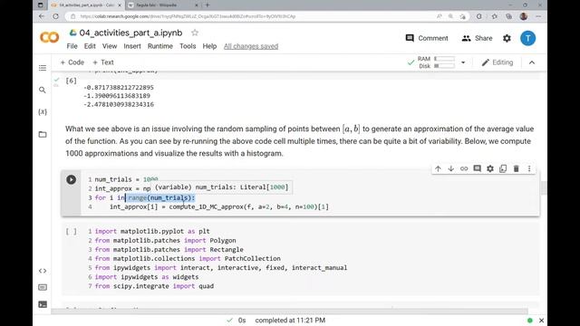 Instructions and hints for the 04 activities part a notebook on false position and MC integration смотреть онлайн