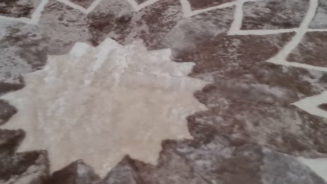 КОВЕР КРУГЛЫЙ ИЗ МУТОНА "ЛОТОС" ЦВЕТА КАПУЧИНО (КОД 5427) смотреть онлайн