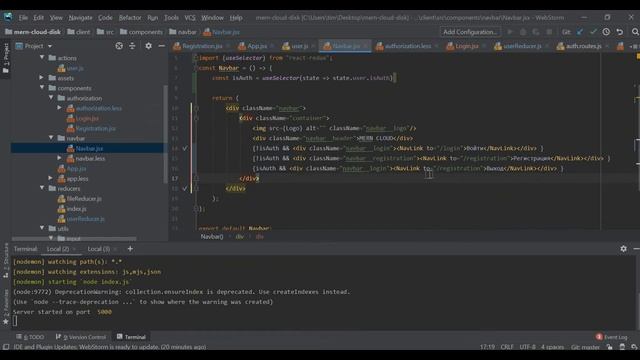 8. React + Node.js - форма авторизации. JWT токен - Облачное хранилище смотреть онлайн