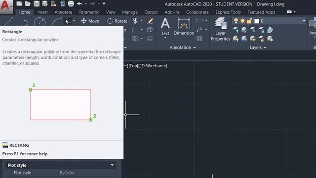 AutoCAD Tutorial: Draw Ribbon - Part 2 смотреть онлайн
