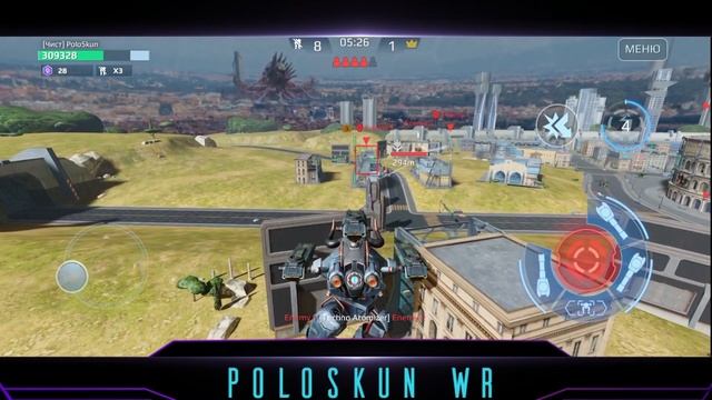 Тактика игры в режиме «против всех» в War Robots! Как стабильно занимать ТОП 3? смотреть онлайн