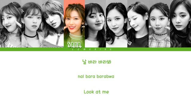 TWICE (트와이스) - LOOK AT ME (날 바라바라봐) [Color Coded Lyrics/Han/Rom/Eng] смотреть онлайн