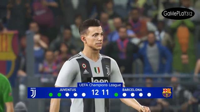 PES 2019 - Juventus vs Barcelona - Final UEFA Champions League UCL - Penalty Shootout смотреть онлайн