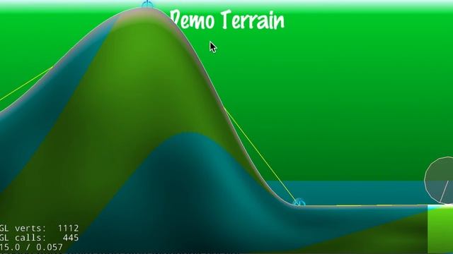 Dynamic Terrain Render Like Tiny Swing cocos2d-x And Box2D смотреть онлайн
