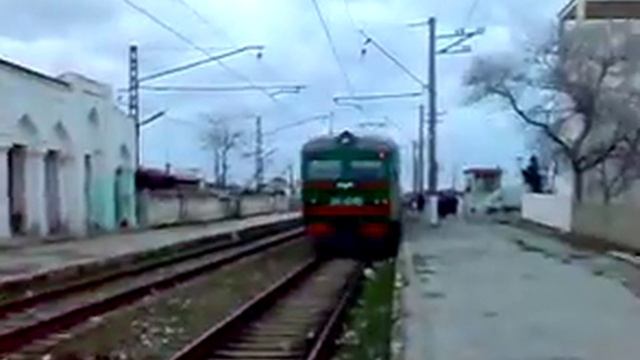 Баку ст.Мухтаров Электричка и поезд Баку-Москва. смотреть онлайн