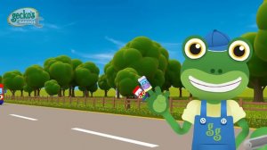 5 Rainbow Buses | Gecko's Garage Songs｜Kids Songs｜Trucks for Kids