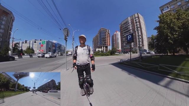Тест максимального пробега моноколеса Inmotion v10f на одном заряде. смотреть онлайн