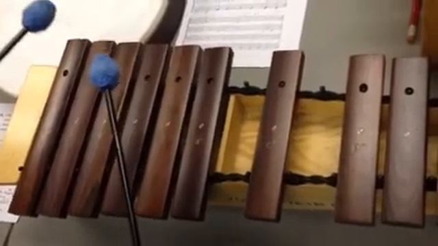 Allelu, Allelu, Alleluia - soprano xylophone A section смотреть онлайн