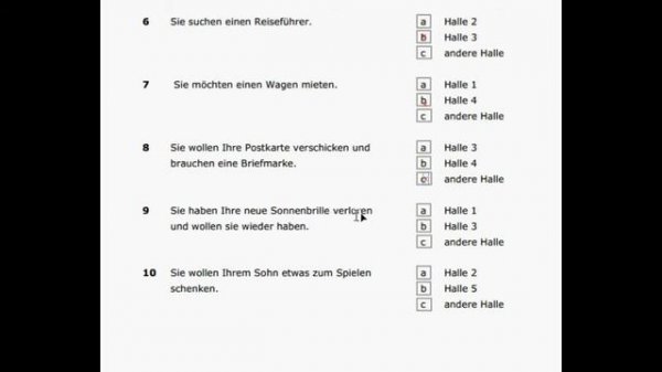 GOETHE ZERTIFIKAT - LESEN 1,2,3,4