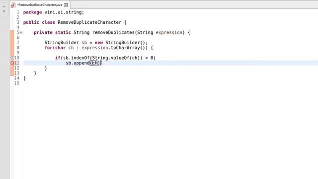 #3: Remove Duplicate Characters From String - Java [WeTechie] смотреть онлайн