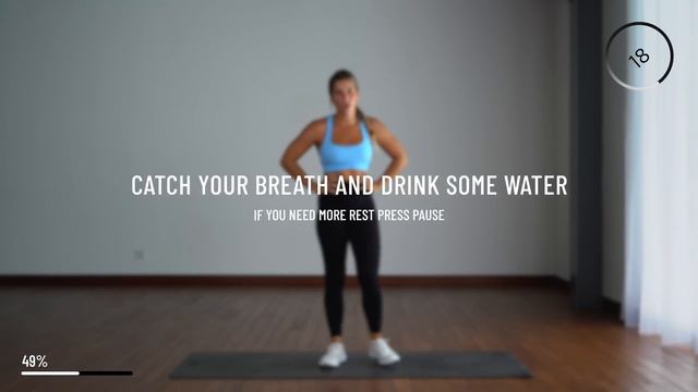 30 Min Low Impact HIIT Workout For Fat Burn and Cardio (Intense, No Jumping) смотреть онлайн