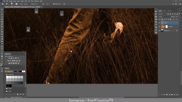 Dodge/Burn Global and Monochromatic Color Grading | Photoshop Editing смотреть онлайн
