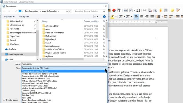 Como salvar arquivo do LibreOffice no formato correto para abrir em qualquer PC смотреть онлайн