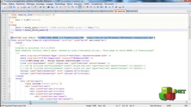 8- Afficher le contenu d'un articles [PHP/MYSQL DARIJA] смотреть онлайн