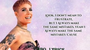 HALSEY - BAD AT LOVE (LYRICAL VIDEO ) LYRICS