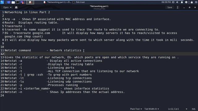 How to use Netstat, ARP and Traceroute command in linux - Networking in linux part - 2 смотреть онлайн