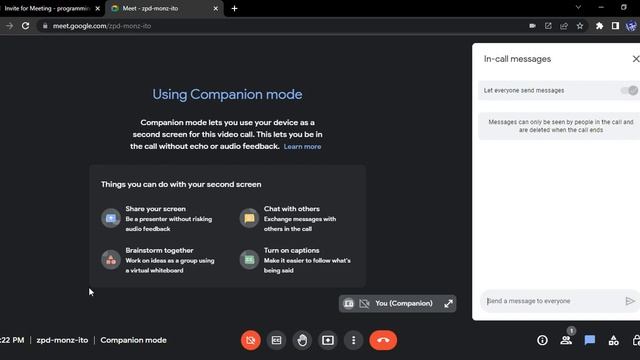 Google Meet: How to use Companion mode in Google Meet смотреть онлайн