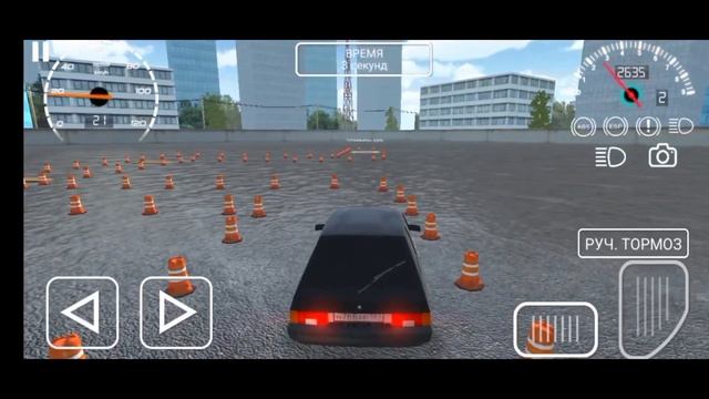 Прохождение парковки на режиме Опытный - Russian Car Driver HD