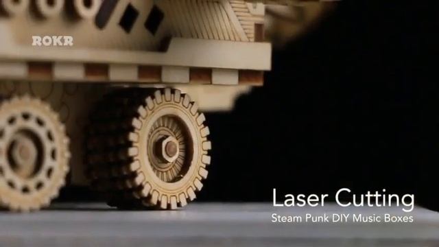 Space Vehicle - 3D Wooden Puzzle DIY Steampunk Music Box - AM681 смотреть онлайн