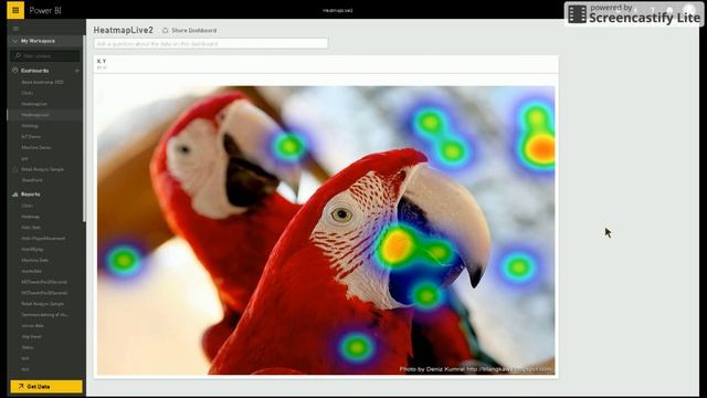 PowerBI Heatmap live streaming data смотреть онлайн