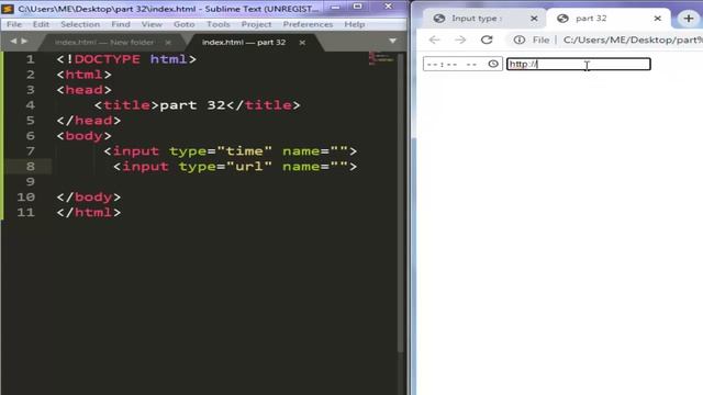 HTML Coding Part 32 | HTML Input Type | Time | Week | Button | File | Image | HTML Bangla Tutorial смотреть онлайн