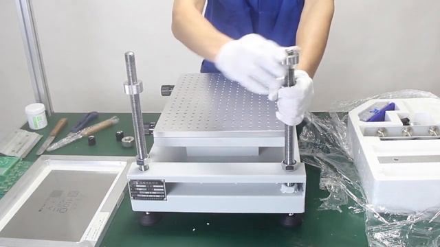 ZB3040H High Precision Manual Solder Paste Stencil Printer   Unboxing Video
