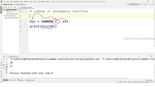Lambda or Anonymous in Python || Tutorial - 45 || Python Tutorial смотреть онлайн