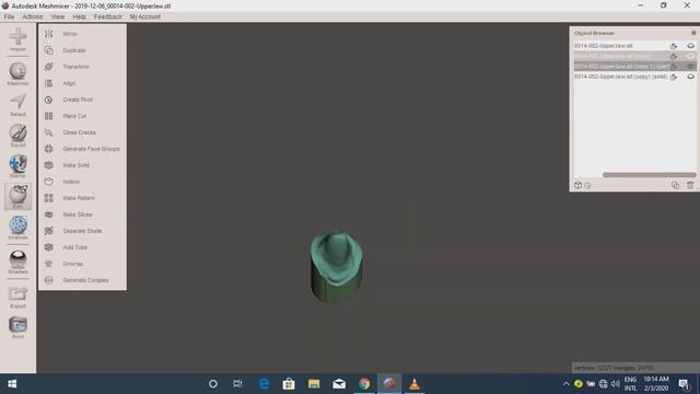 Meshmixer removable die for crown and bridgework смотреть онлайн