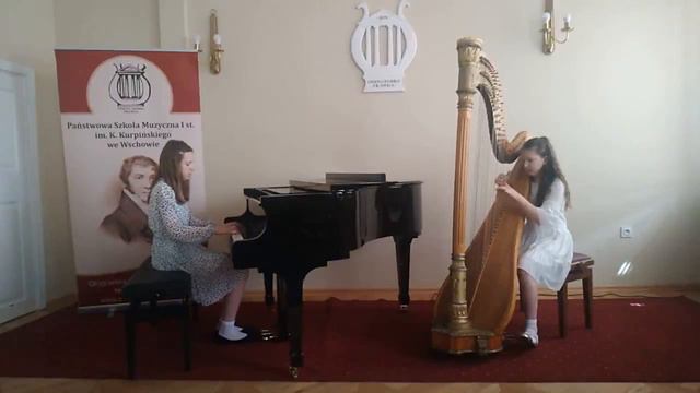 I Ogólnopolski Konkurs Harfowy Online „MŁODE TALENTY”, Alicja i Maja Buchowskie, grupa VI смотреть онлайн