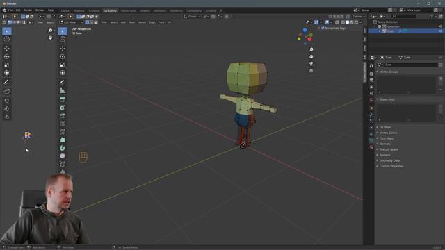 Easy Low Poly Character Modeling in Blender 2.9x смотреть онлайн