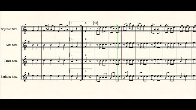 Can Can for Saxophone quartet. смотреть онлайн
