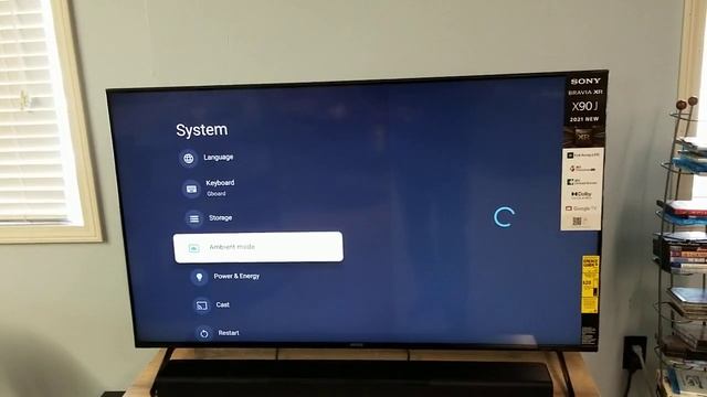 Sony X90J TV (2021 model) turns on with the home screen displayed - How to stop this. смотреть онлайн