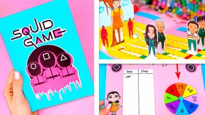 Игровая книга Игра в Кальмара  Как сделать игровую книгу Настольные игры своими руками