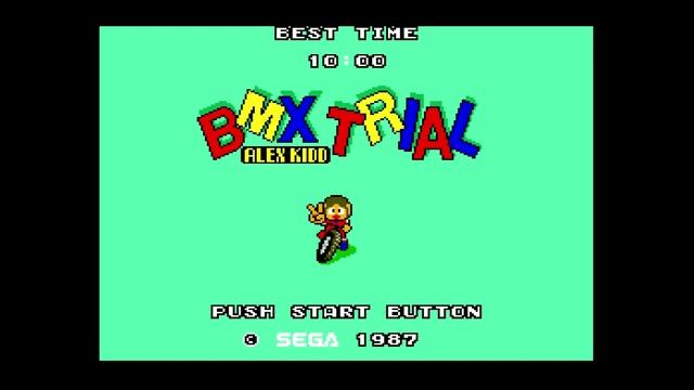 Sega Mark III - Alex Kidd BMX Trial смотреть онлайн
