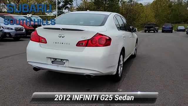 Used 2012 INFINITI G25 Sedan x, McMurray, PA CM860192A смотреть онлайн