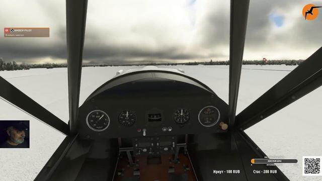 Летим по Енисею 2 . Piper PA-11 Cub Special, МСФС. смотреть онлайн