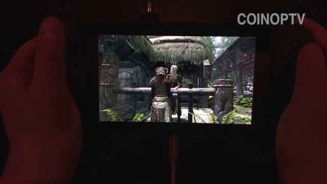 Skyrim Nintendo Switch Gameplay Handheld
