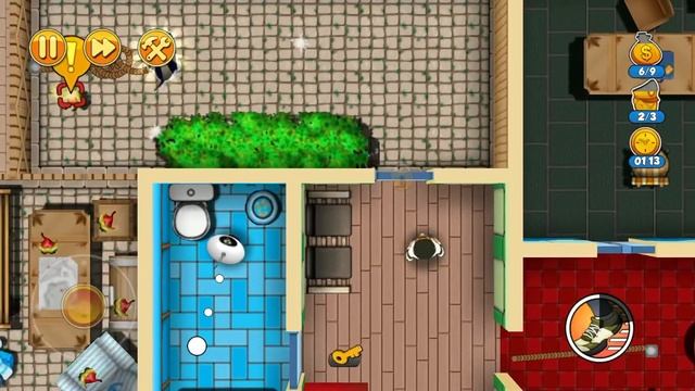 Robbery Bob 2: SEAGULL BAY Level 14 - 3 Stars , iOS/Android Walkthrough смотреть онлайн