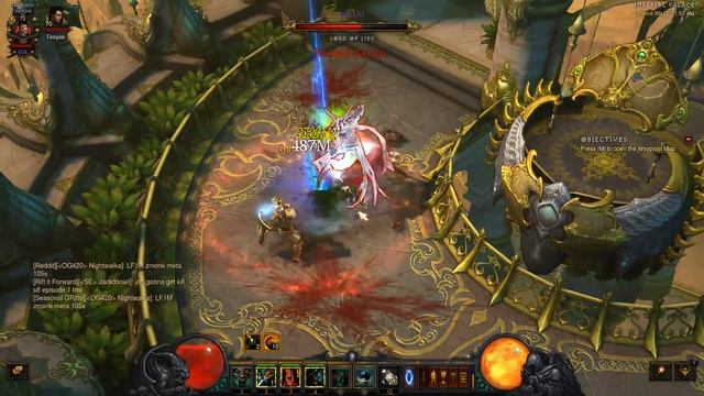 Diablo III: Reaper of Souls Barbarian Vs. Belial [Torment XIII] смотреть онлайн