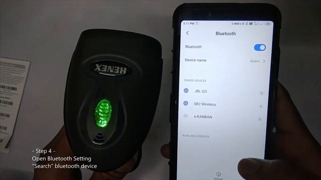 Connecting Barcode Scanner With Android Phone | Allmark смотреть онлайн