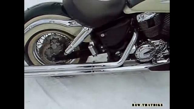 Honda VT1100 exhaust sound compilation смотреть онлайн