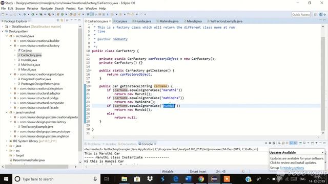 Factory Design Pattern in Java смотреть онлайн