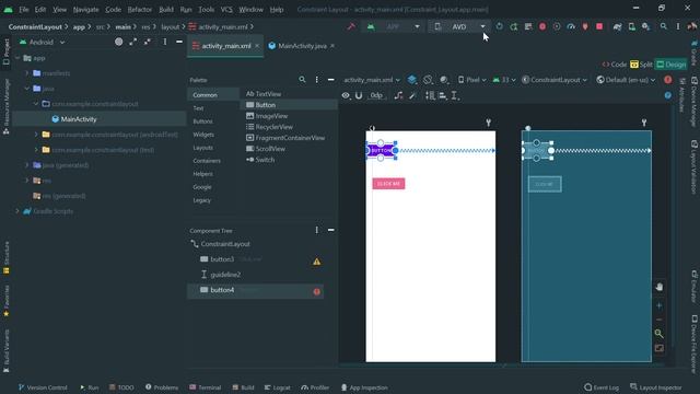How to use Constraint layout in android studio. смотреть онлайн